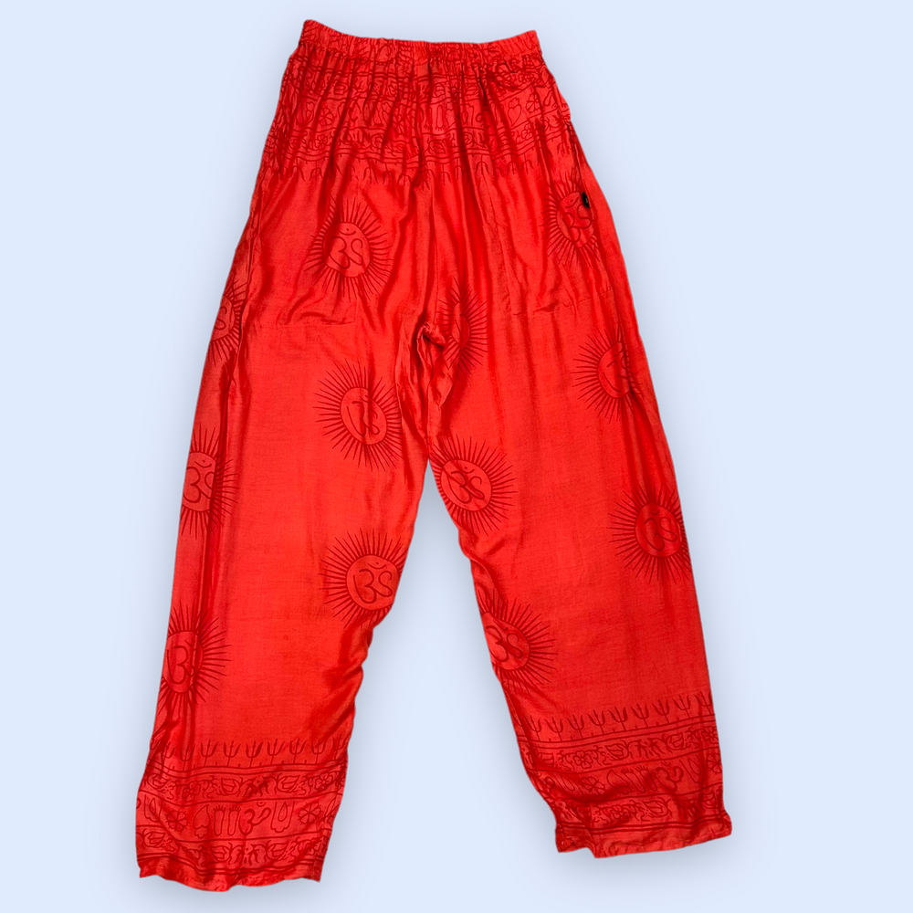 Pantalón bombacho rojo