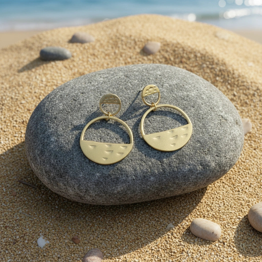 Pendientes Equi Dorado