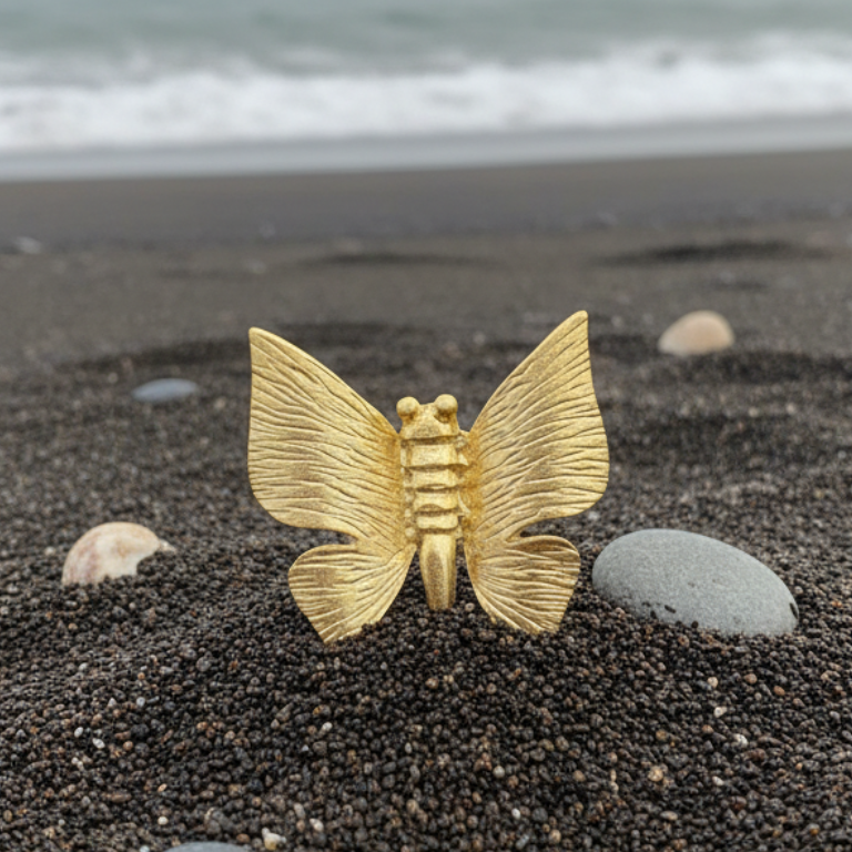 Anillo Mariposa Dorado
