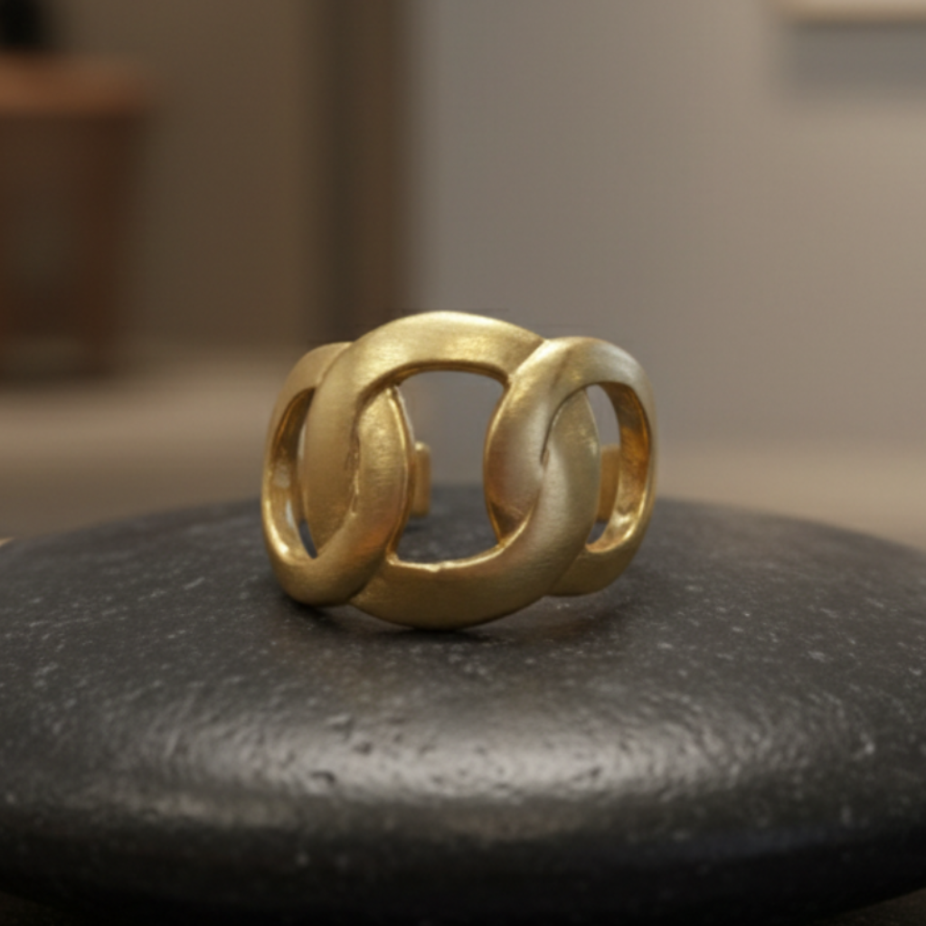 Anillo Nudo Dorado