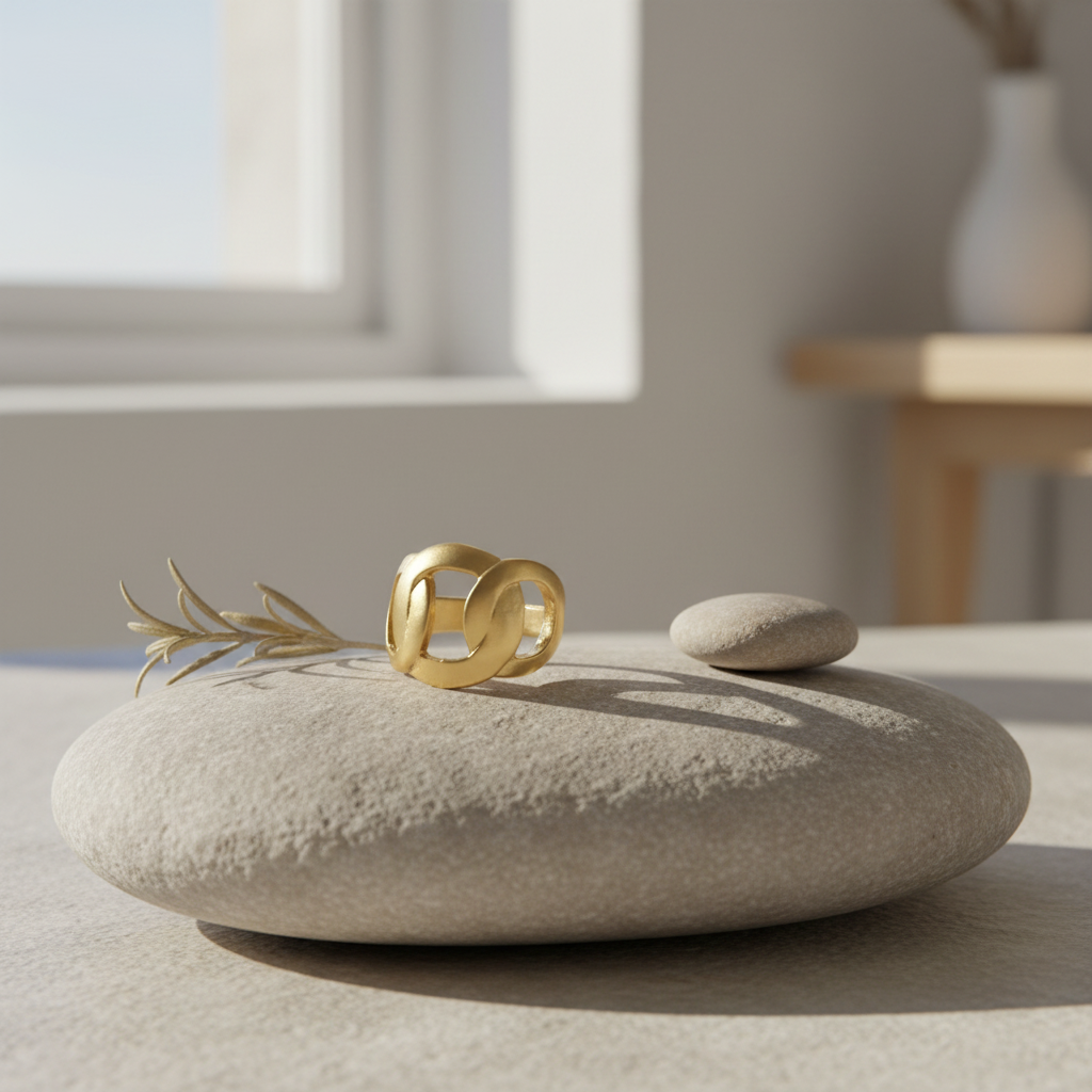 Anillo Nudo Dorado