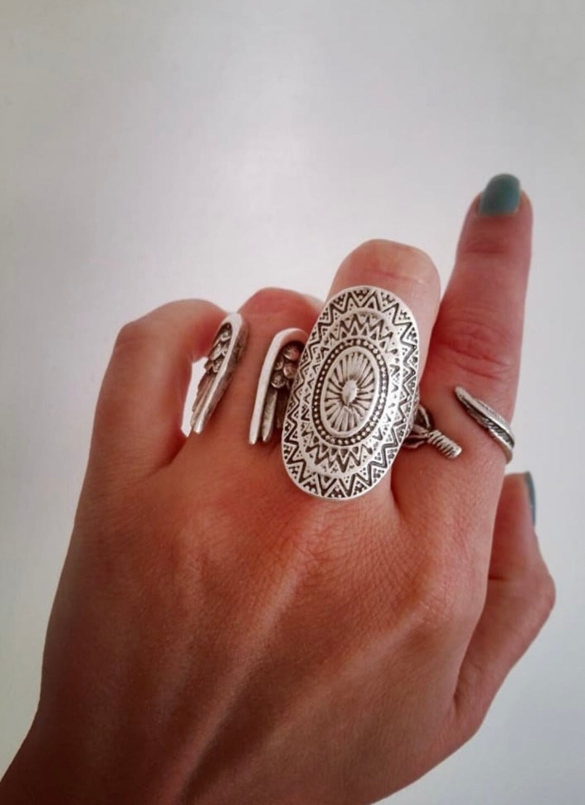 Anillos fashion de mandalas