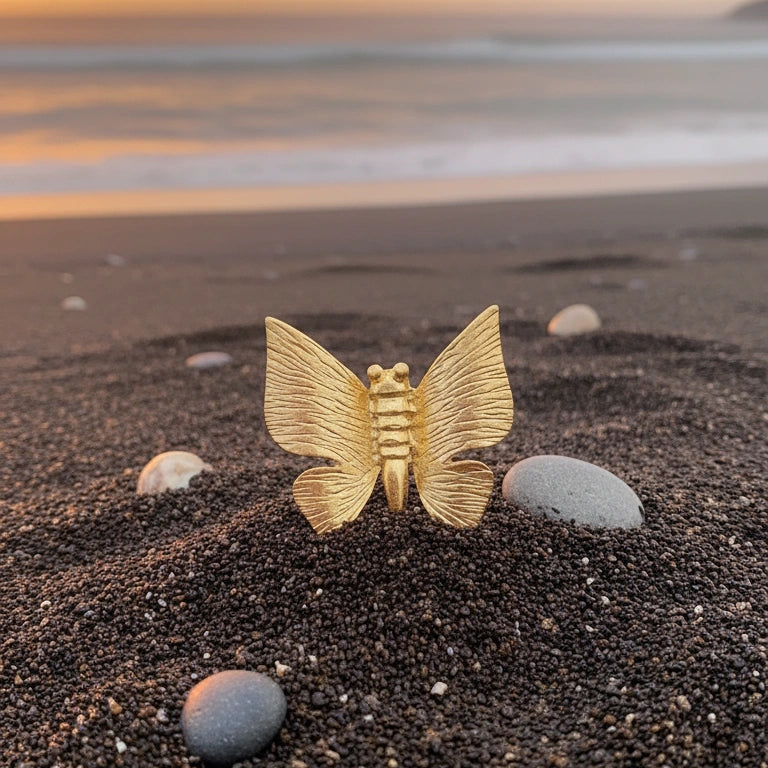 Anillo Mariposa Dorado