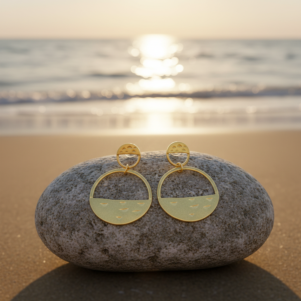 Pendientes Equi Dorado