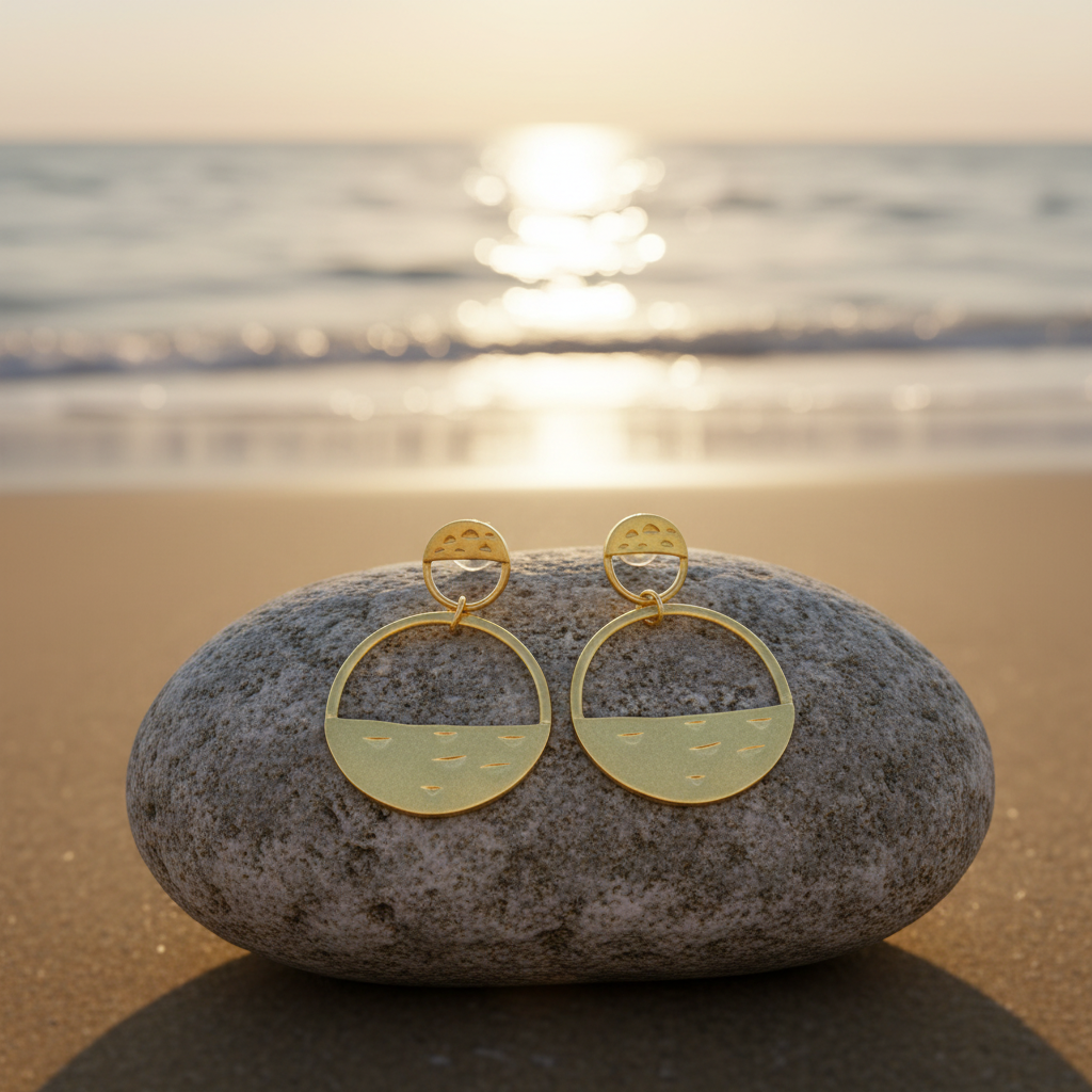 Pendientes Equi Dorado