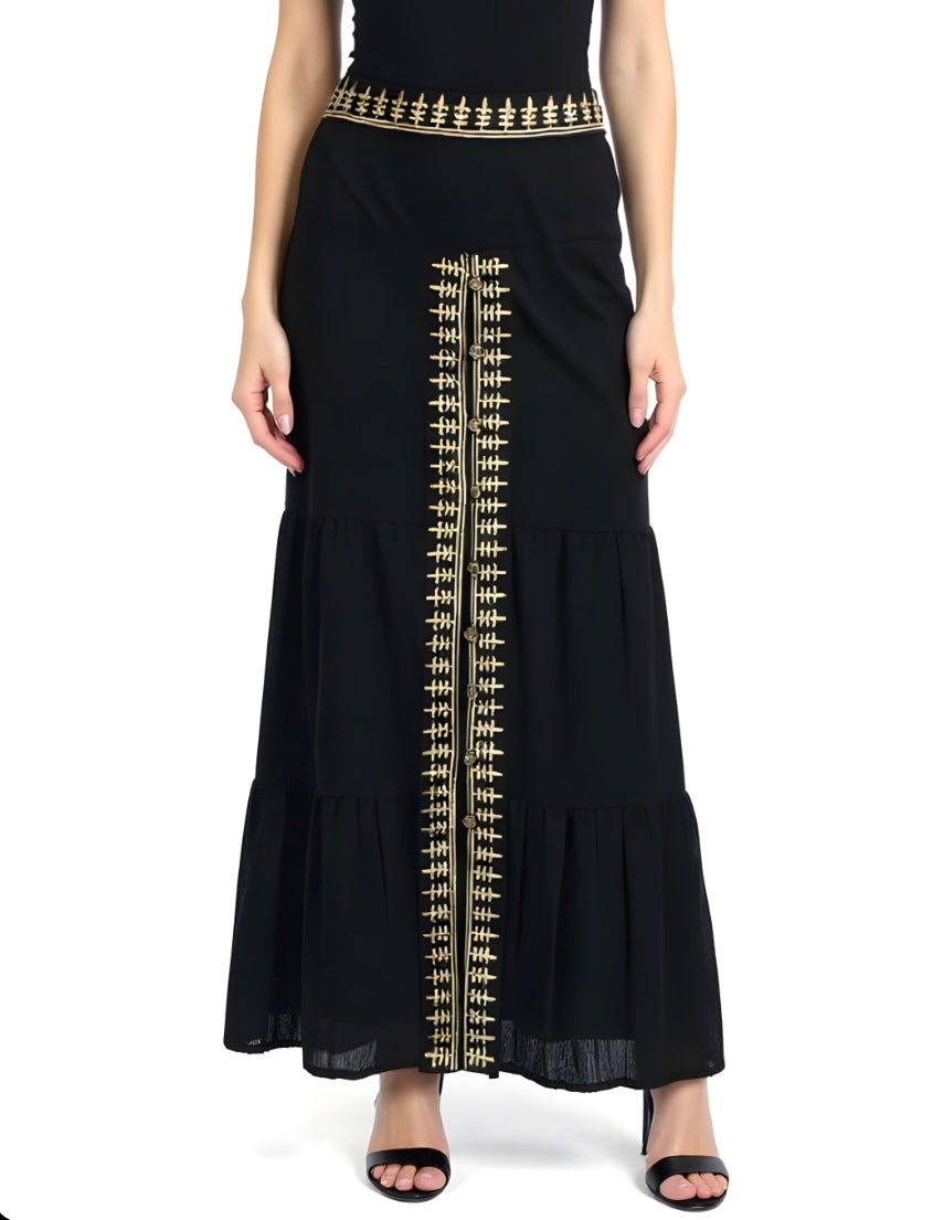 Falda Algodón Negra