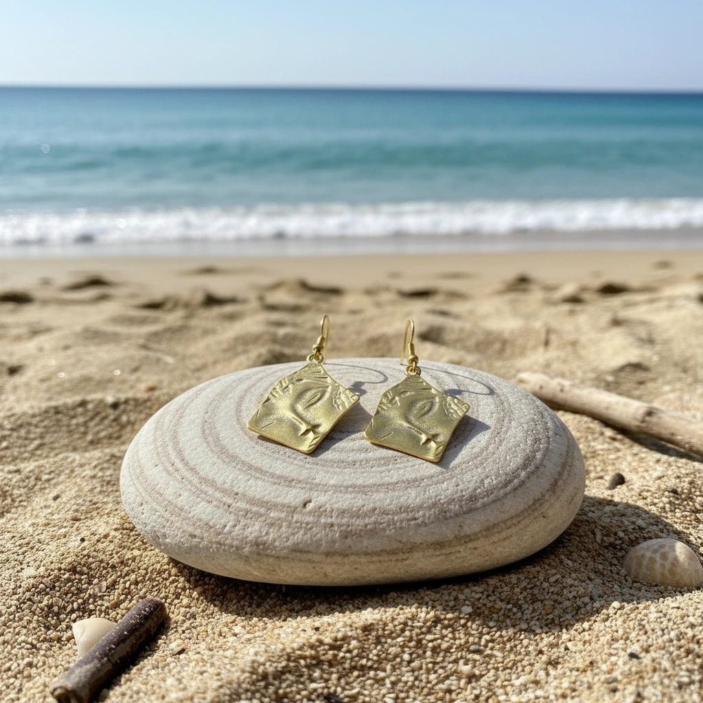 Pendientes Buda Dorados