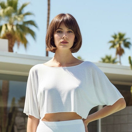 Top Corto Blanco