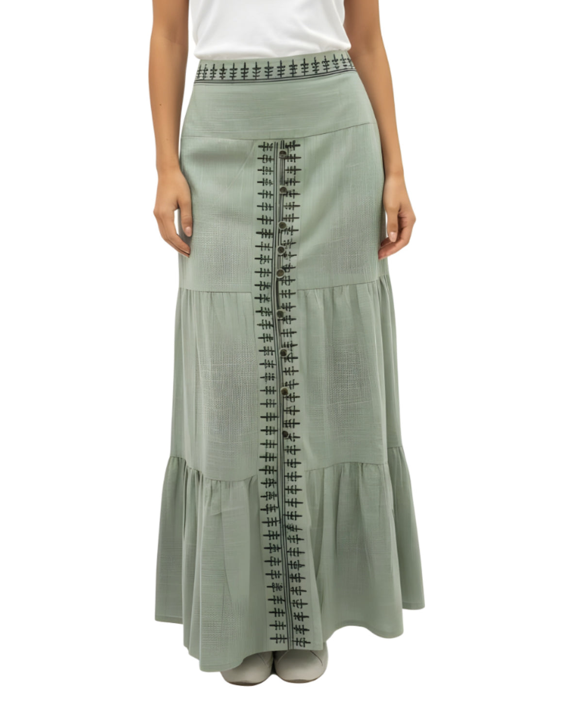 Falda Algodón Oliva