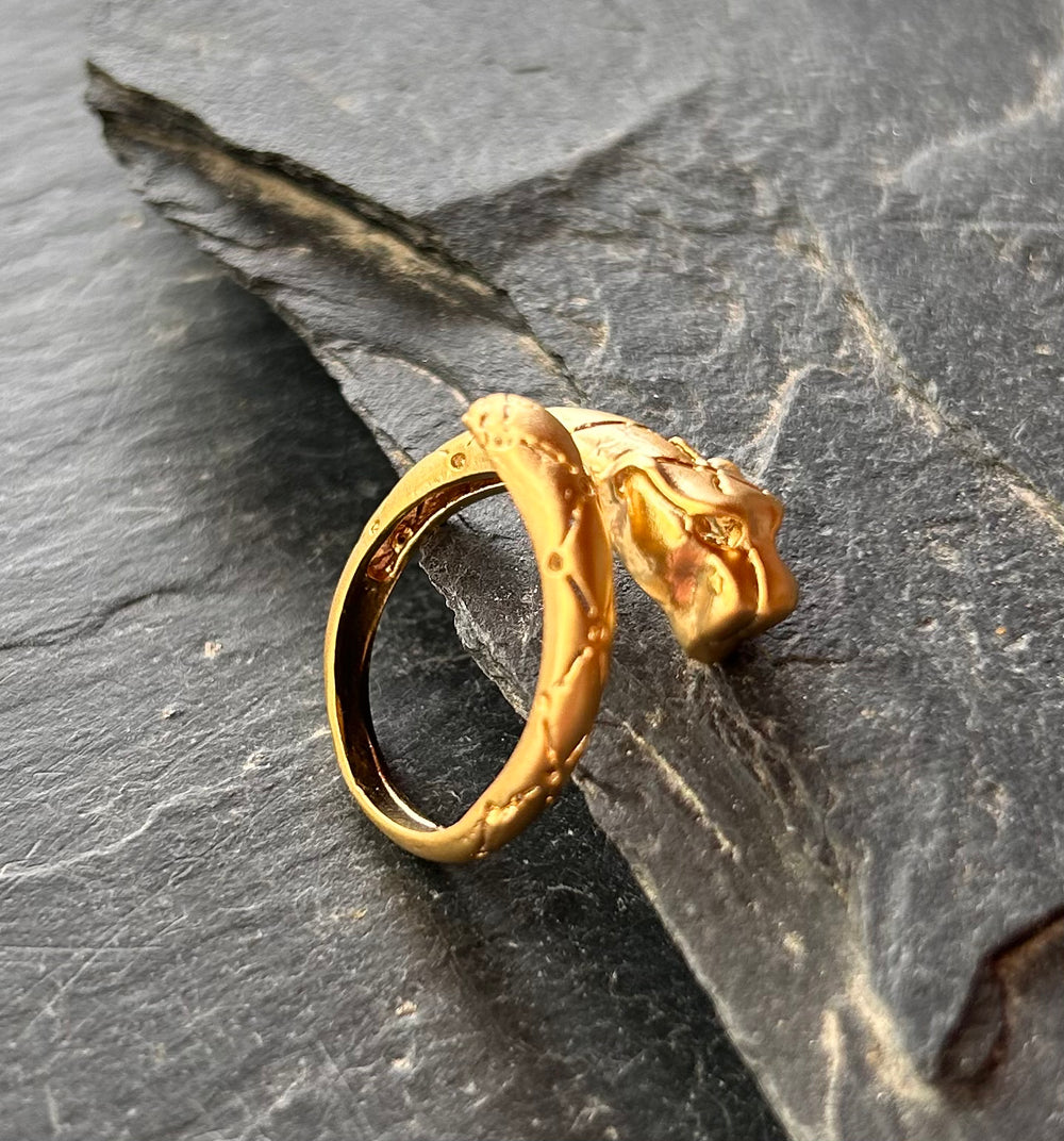 Anillo Tiger Dorado