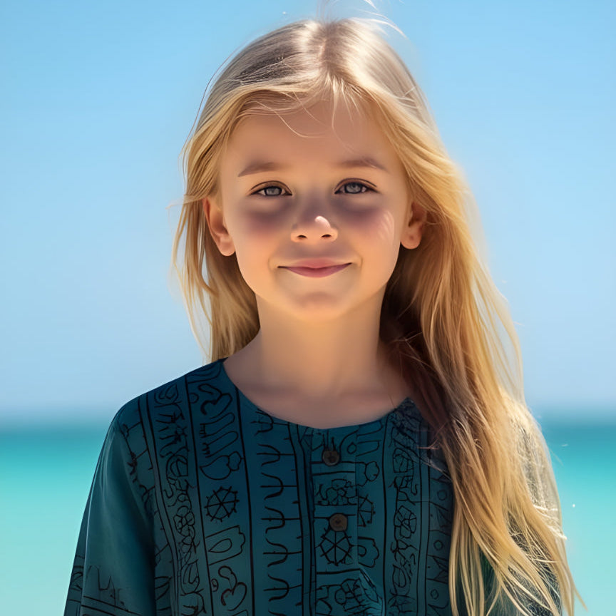 Kurta Caribe de Niños. (Recomendamos pedir una talla más).