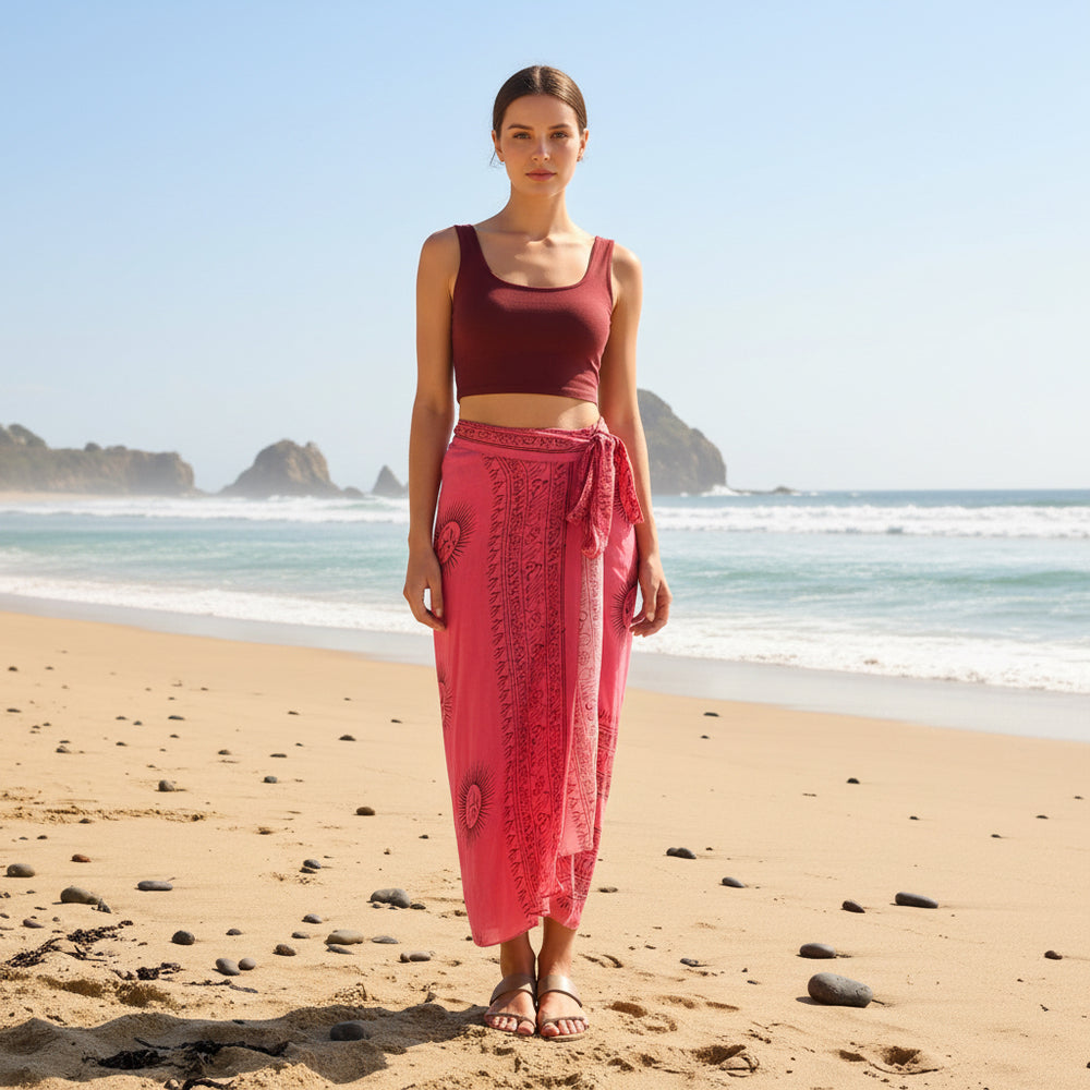 Falda Reversible Chicle/Rosa