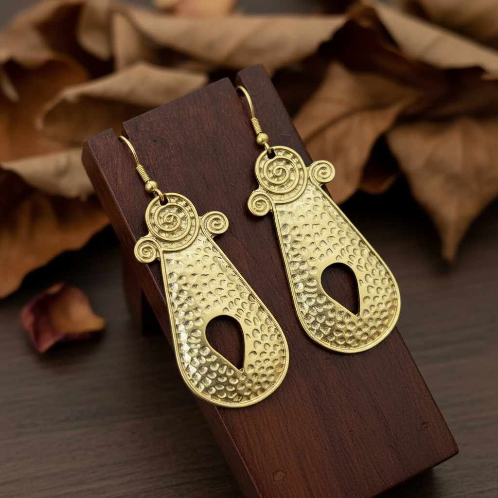 Pendientes Espiral Dorados