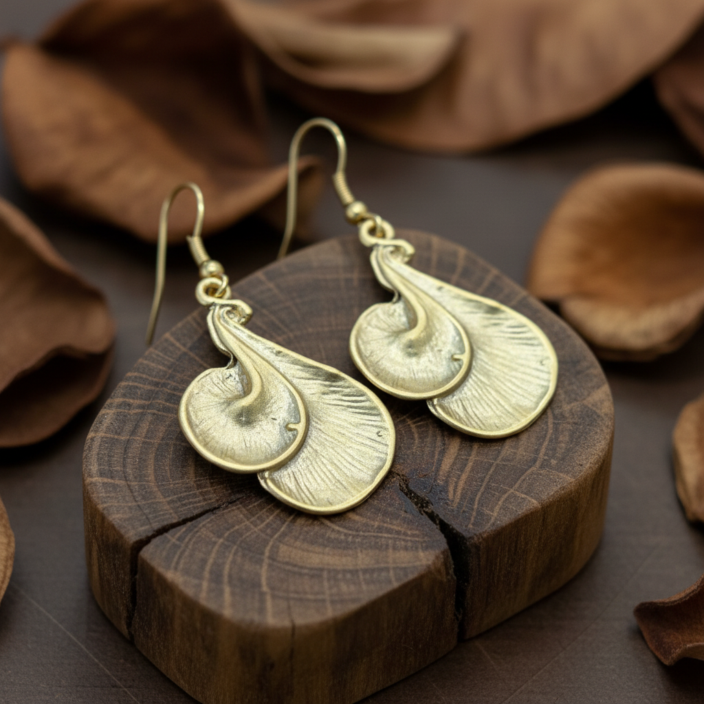 Pendientes Bulbo Dorados