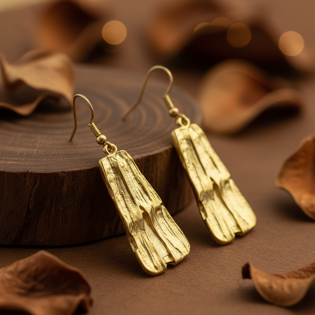 Pendientes Mastaba Dorados