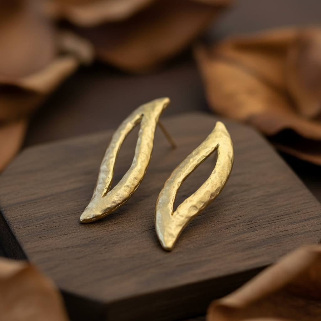 Pendientes Ojal Dorados