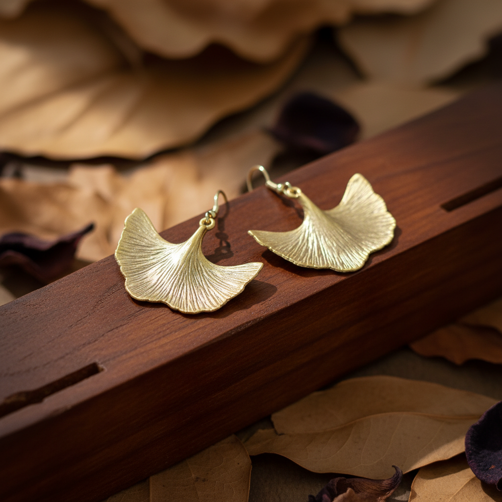 Pendientes Flor Dorados