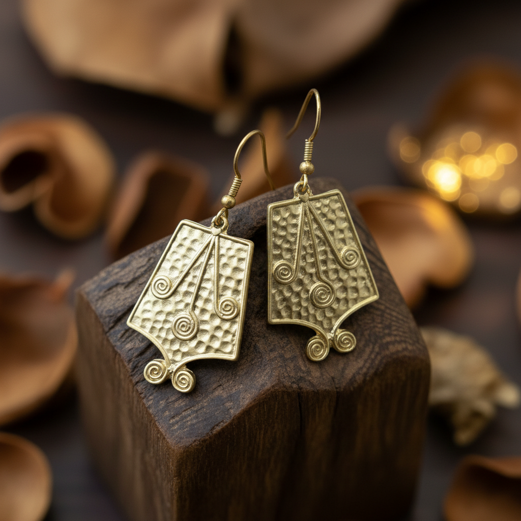 Pendientes Puntea Dorados