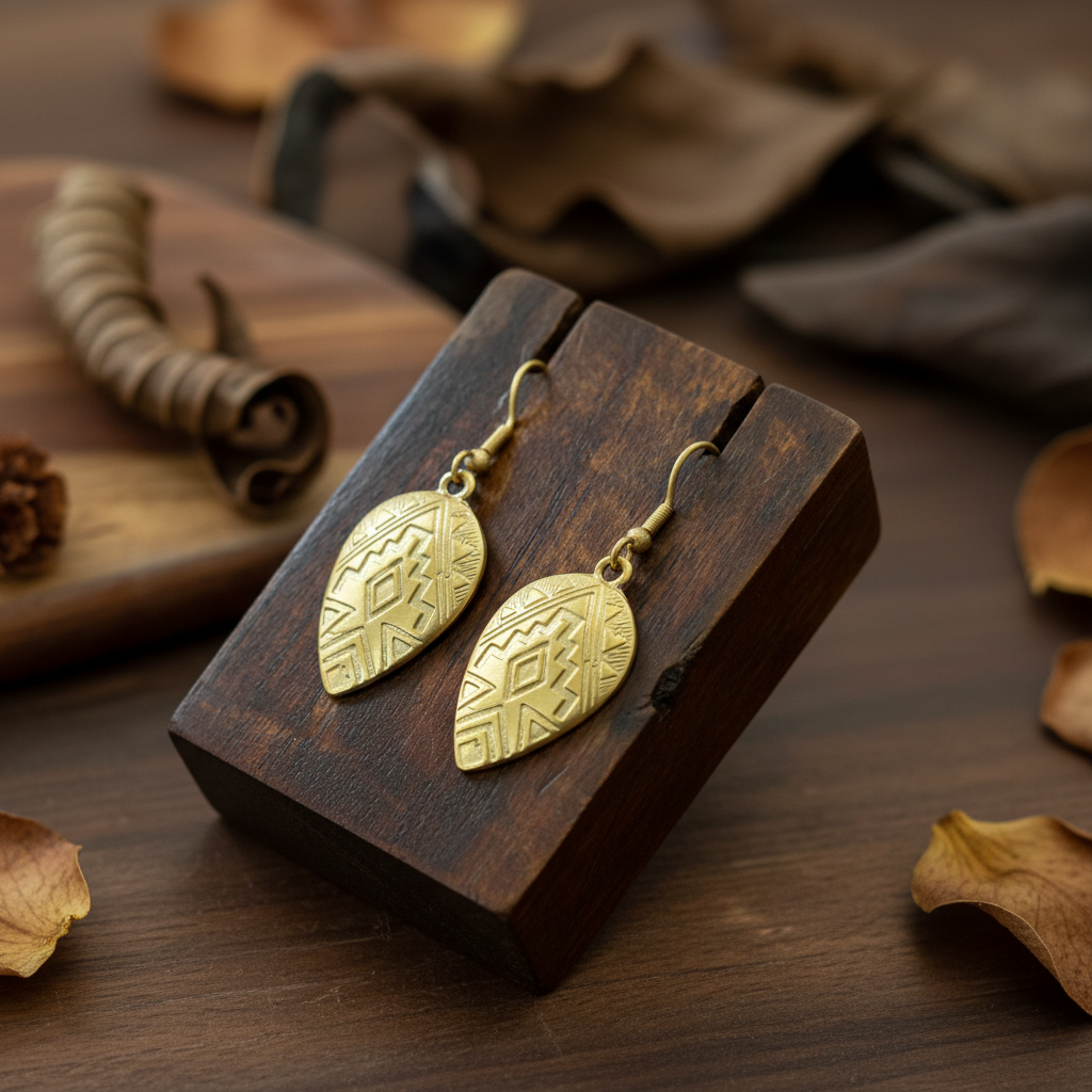 Pendientes Cuore Dorados