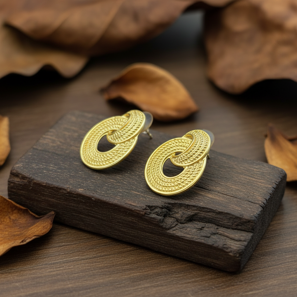 Pendientes Anilla Dorado