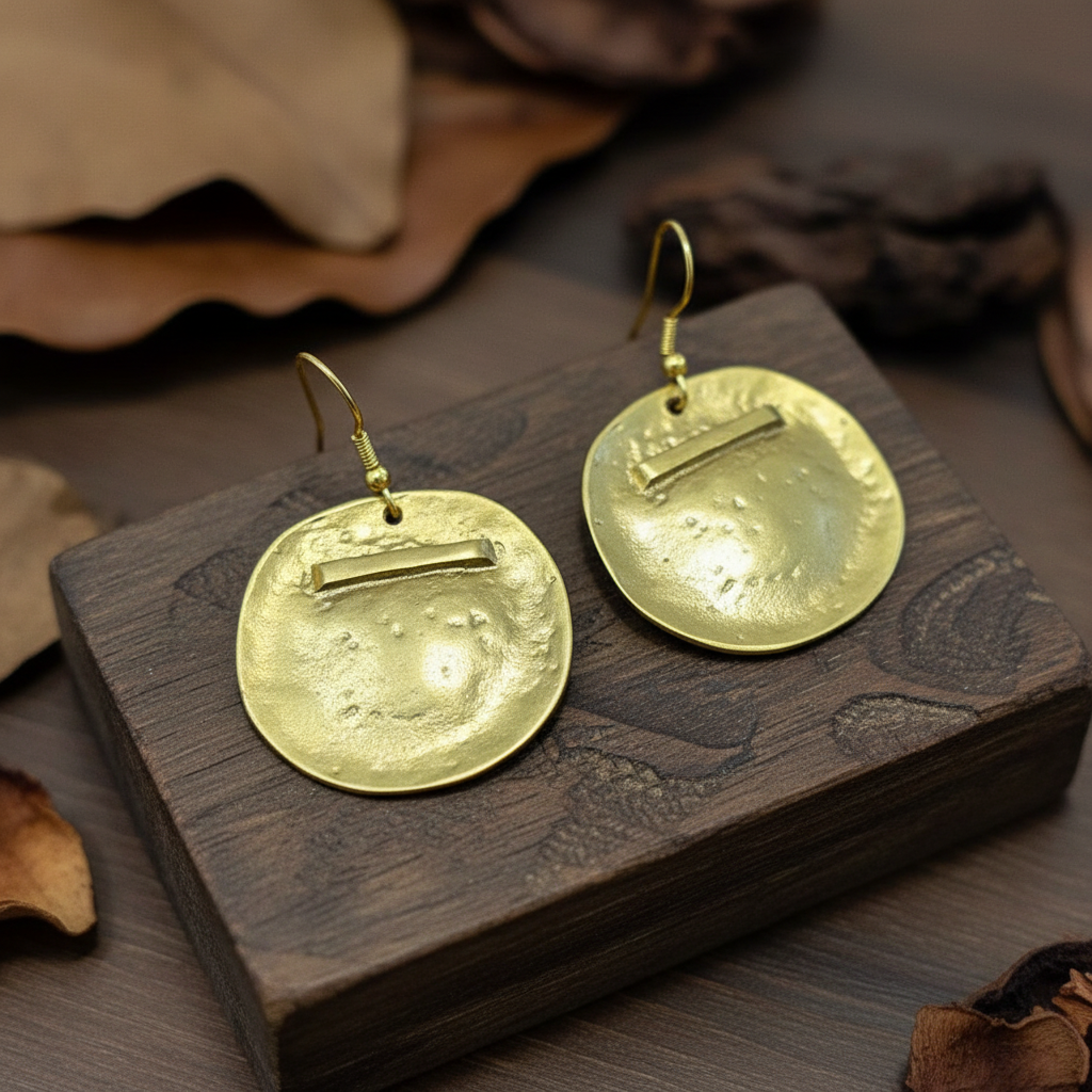 Pendientes Raya Dorado