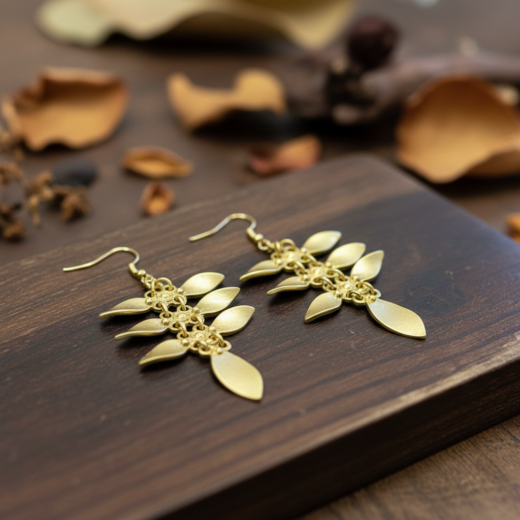 Pendientes Garden Dorado