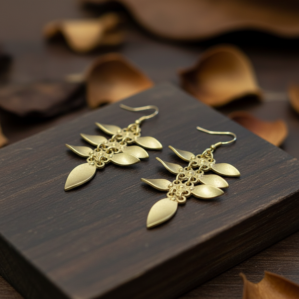 Pendientes Garden Dorado