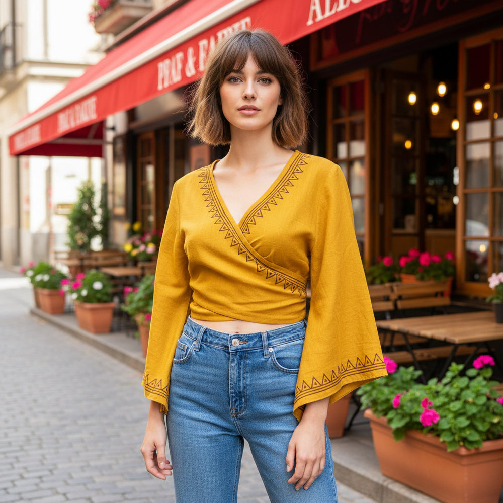 Bolero Largo Mostaza