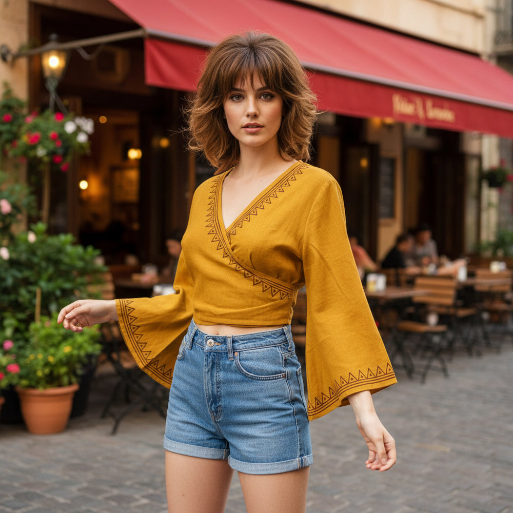 Bolero Largo Mostaza