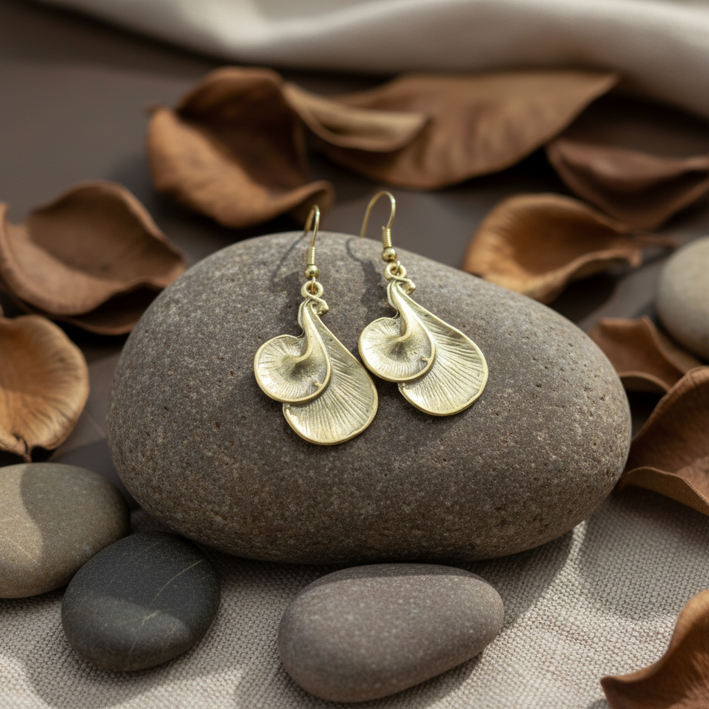 Pendientes Bulbo Dorados