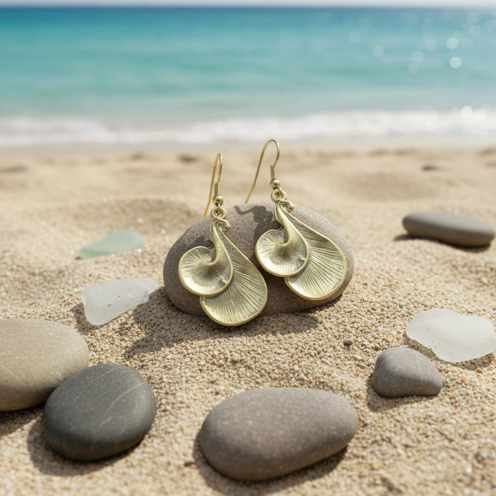 Pendientes Bulbo Dorados