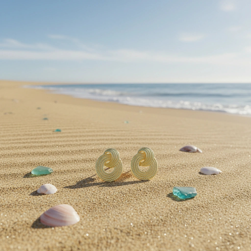 Pendientes Anilla Dorado