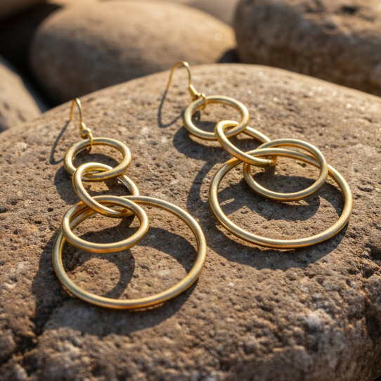 Pendientes Aro Dorados