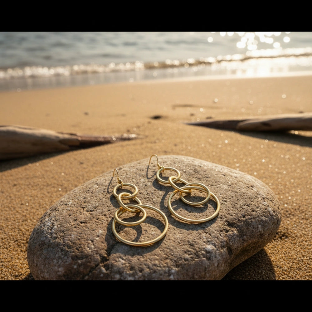 Pendientes Aro Dorados