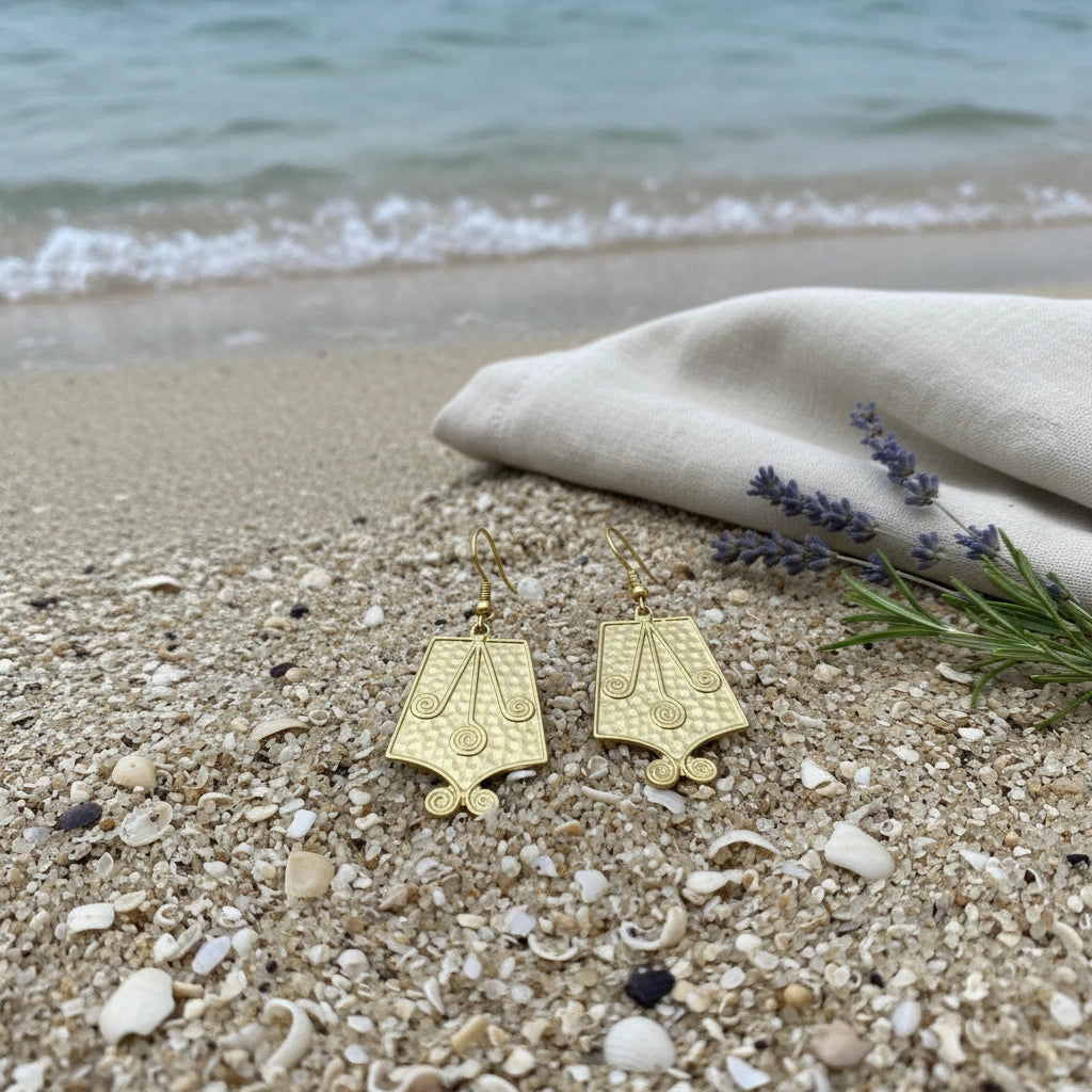 Pendientes Puntea Dorados