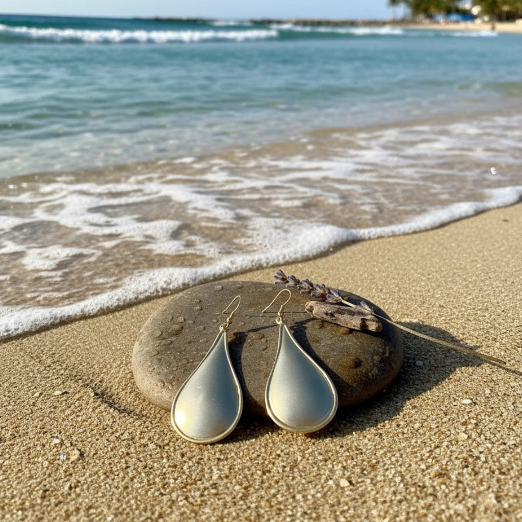 Pendientes Ovalados Dorados