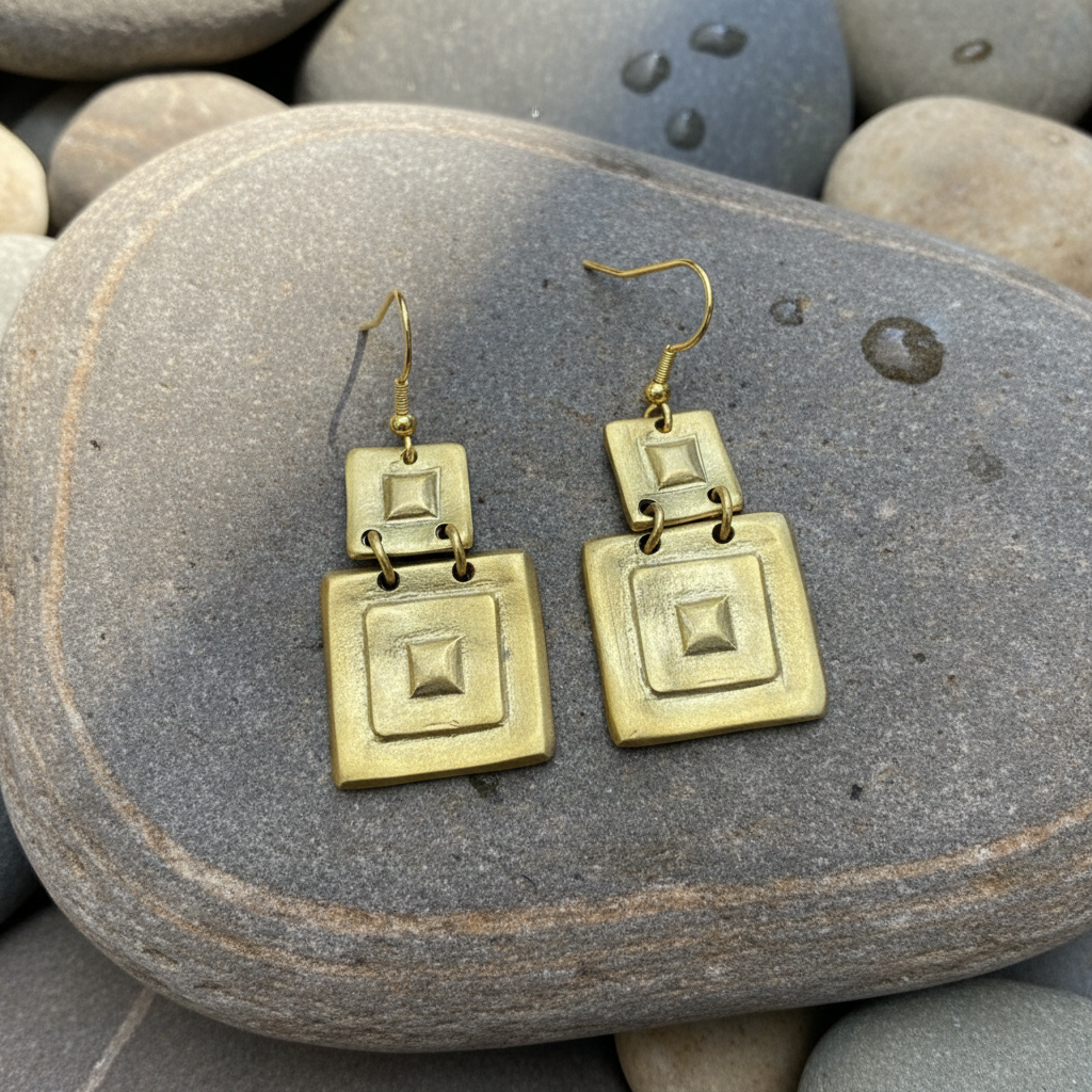 Pendientes Diana Dorado