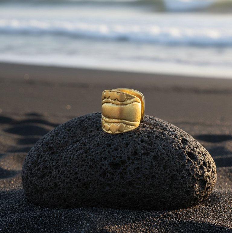 Anillo Bishnu Dorado