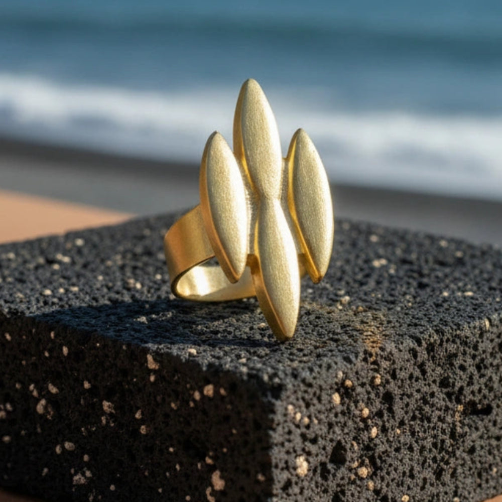 Anillo Bala Dorado