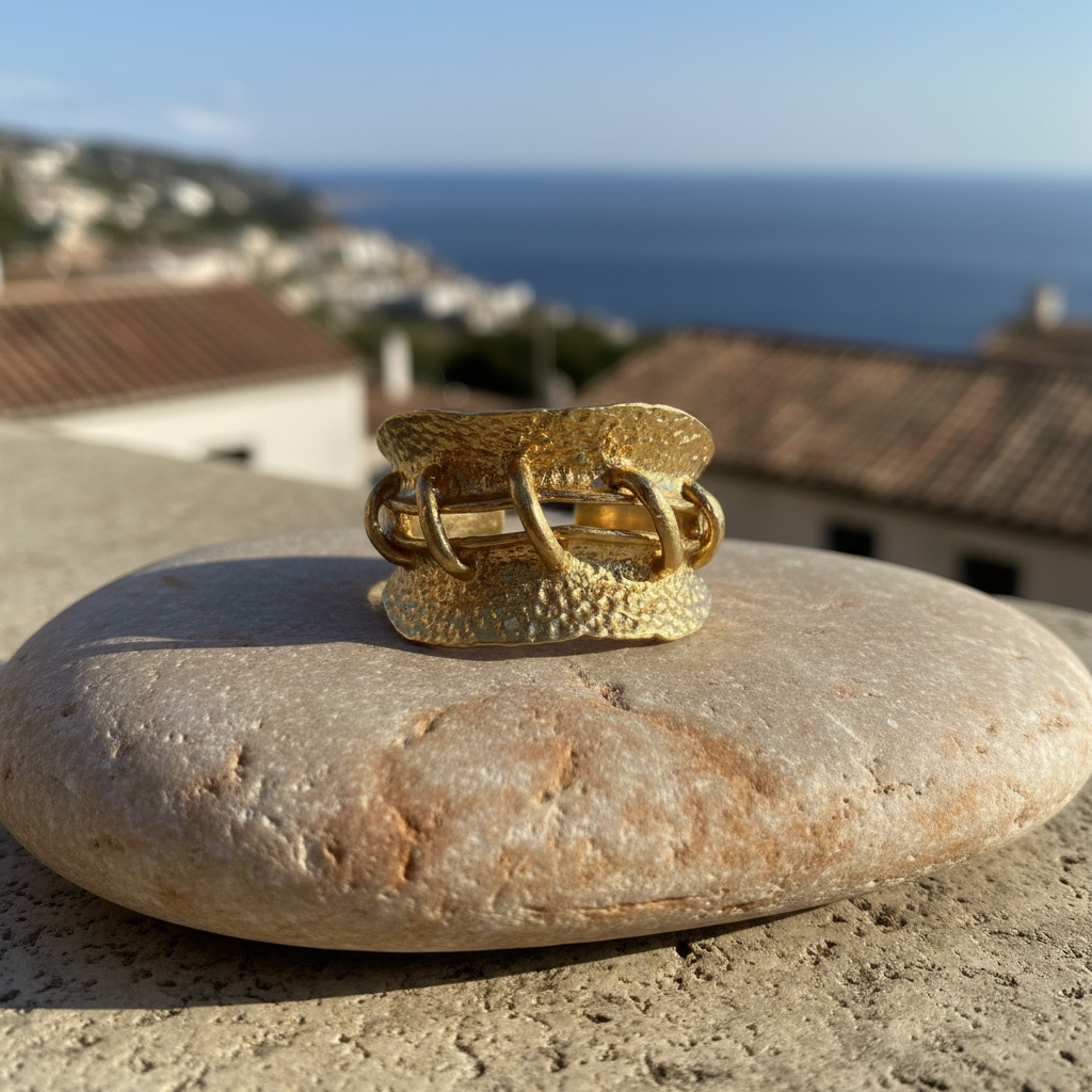 Anillo Cicatriz Dorado