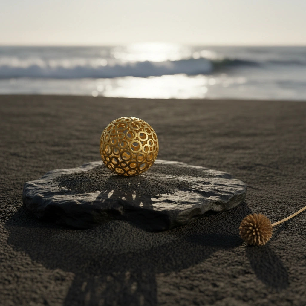Anillo Circle Dorado