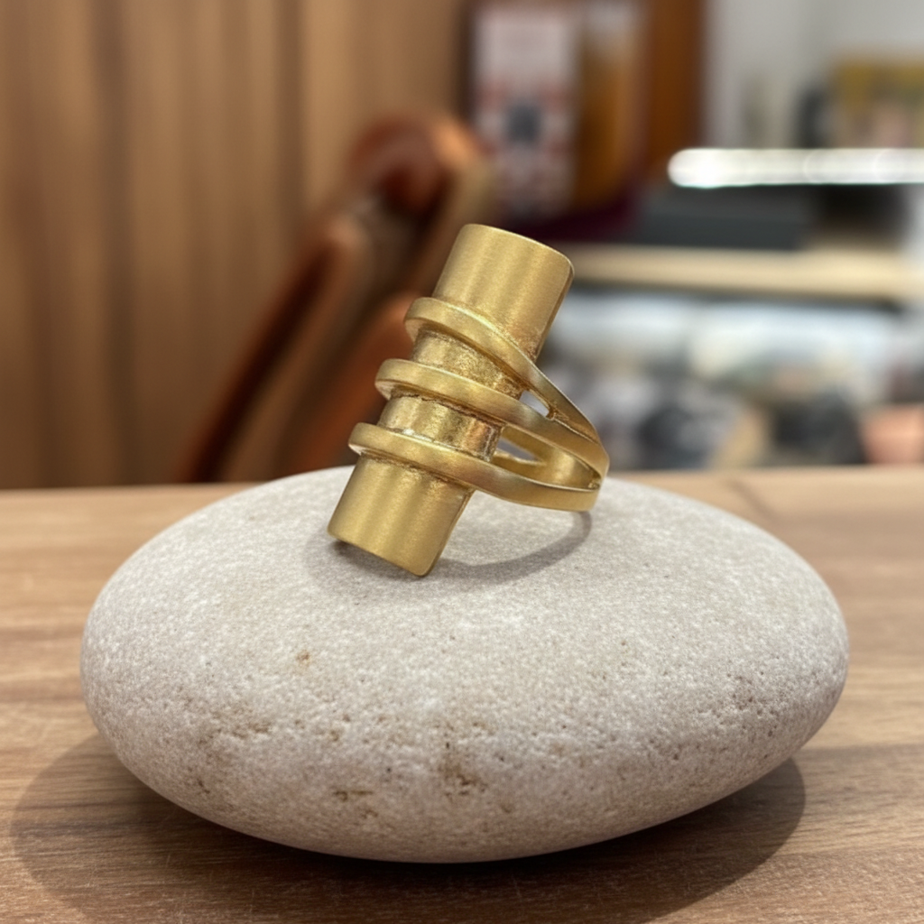 Anillo Lingam Dorado