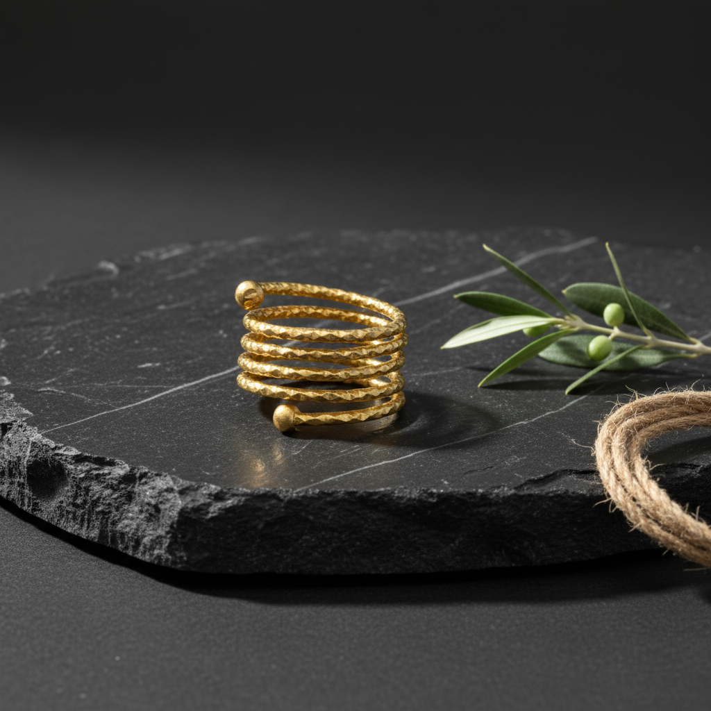 Anillo Muelle Dorado