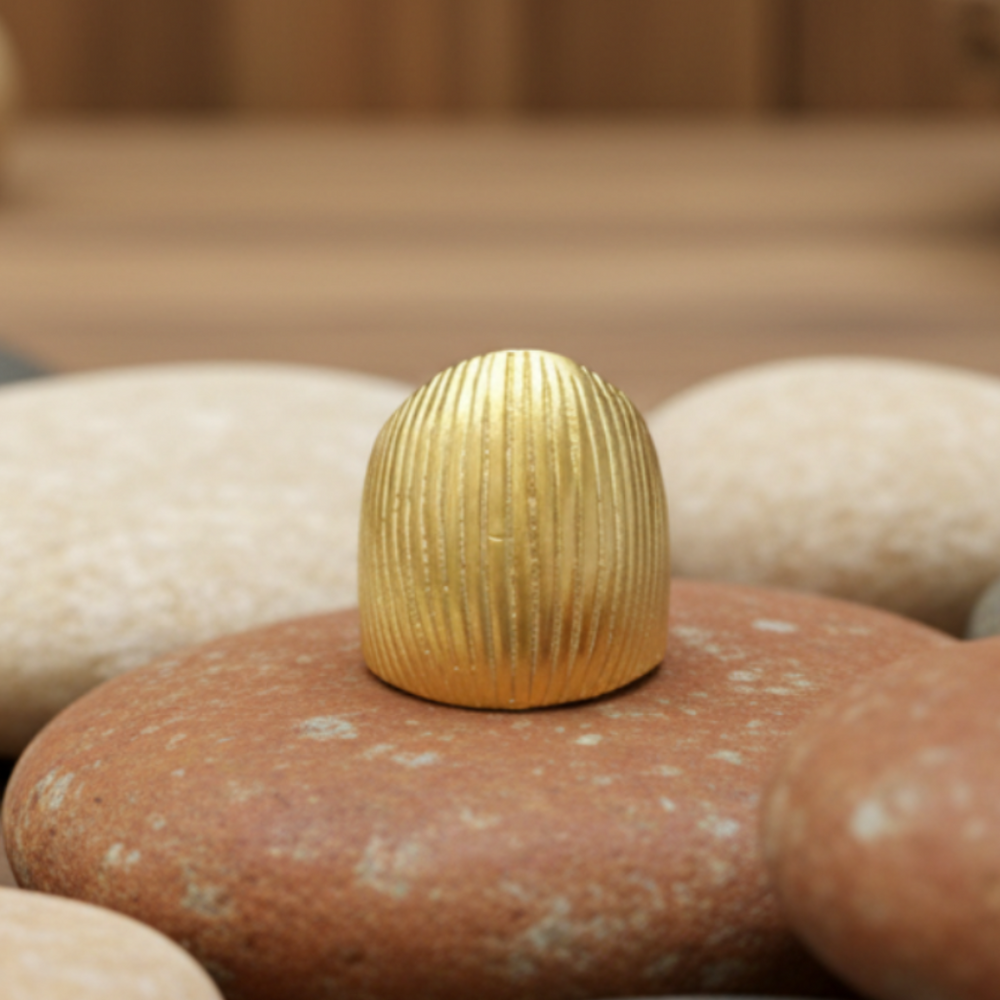 Anillo Rayas Dorado