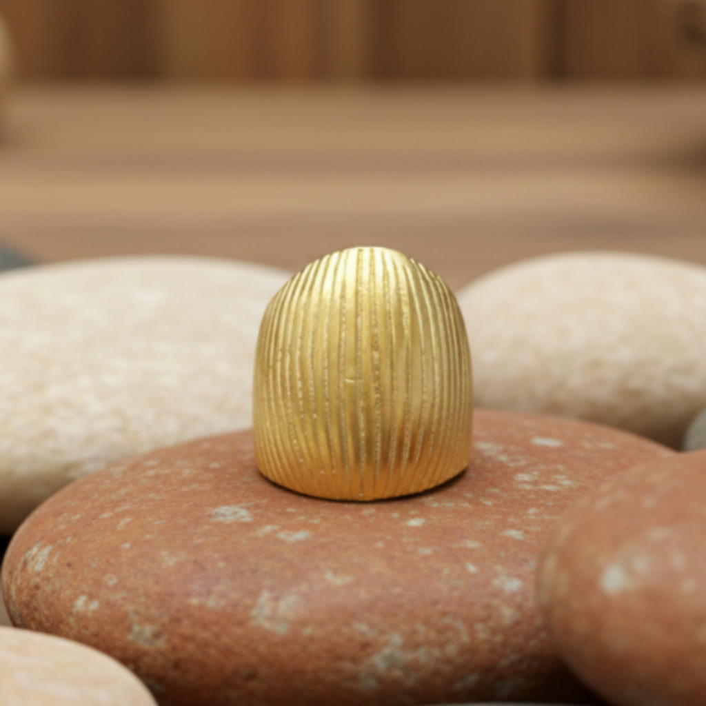 Anillo Rayas Dorado