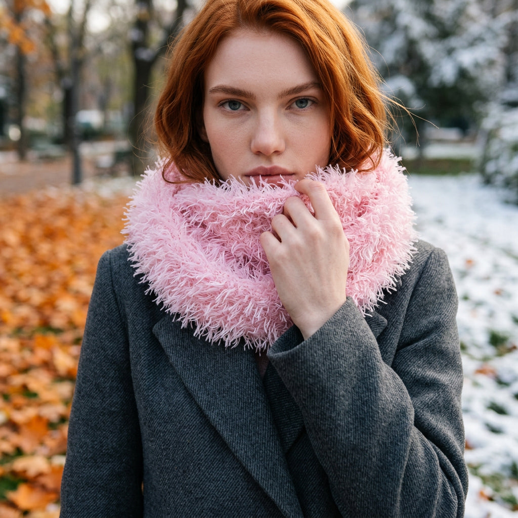 Bufanda Multiposición Rosa Palo