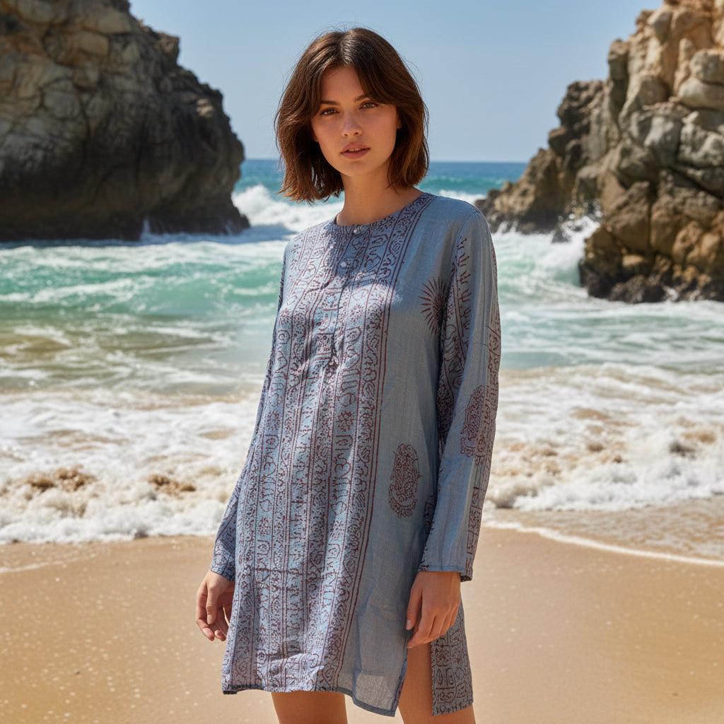 Kurta Clásica Gris