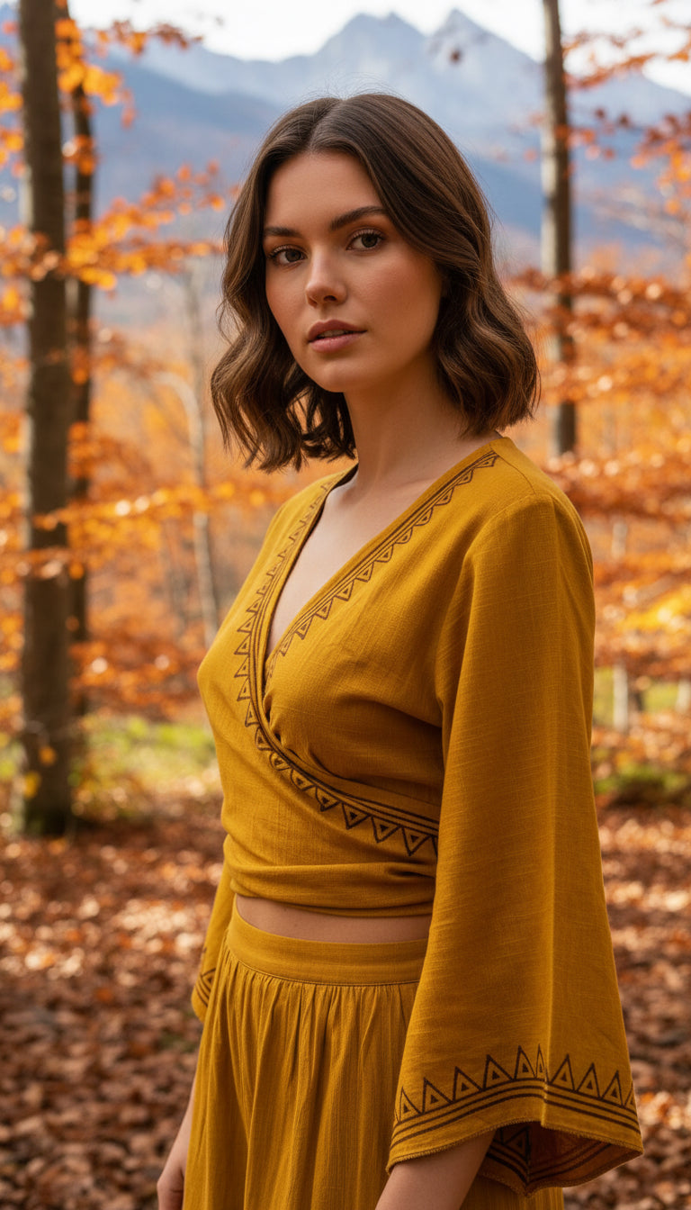 Bolero Largo Mostaza