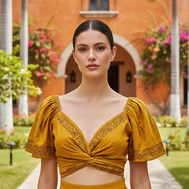 Bolero Corto Mostaza