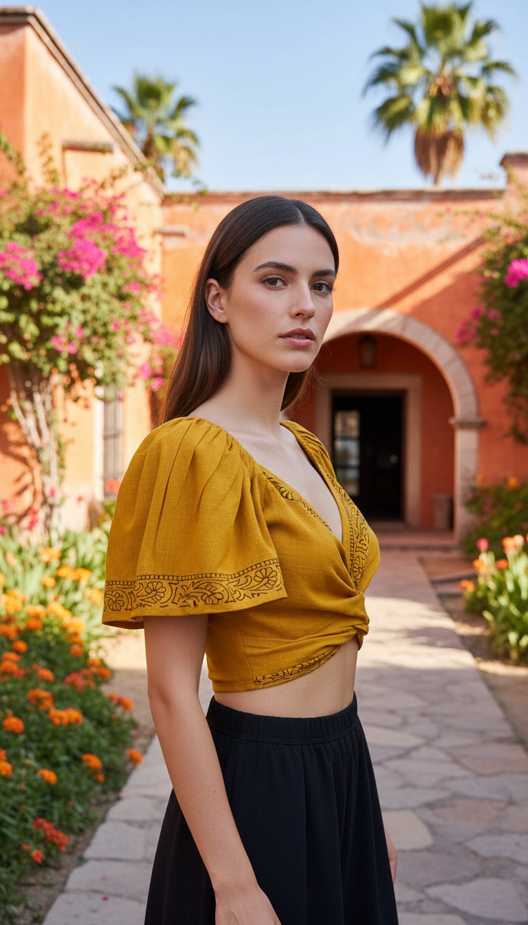 Bolero Corto Mostaza